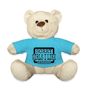 gay same rights bday cool fun happy rainbow humor - Teddy - Atollblau - Vorne