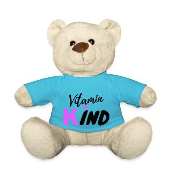 Vitamin Child - Teddy Bear - atoll blue - Front