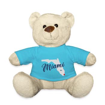 Miami - Florida - USA - United States of America - Teddy - Atollblau - Vorne