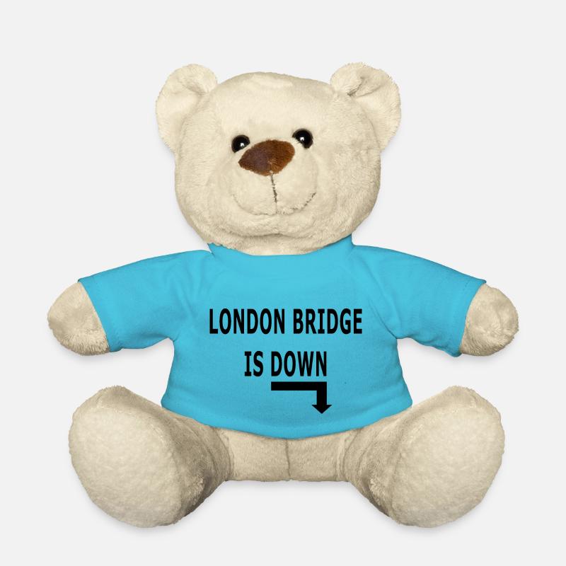 LONDON BRIDGE IS DOWN - Teddy Bear - atoll blue