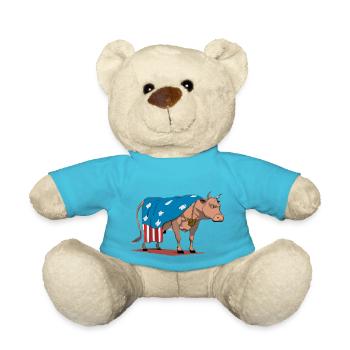 Ecki die Kuh - Teddy - Atollblau - Vorne