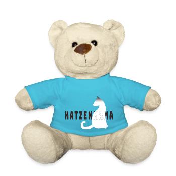 Katzenmama - Teddy - Atollblau - Vorne