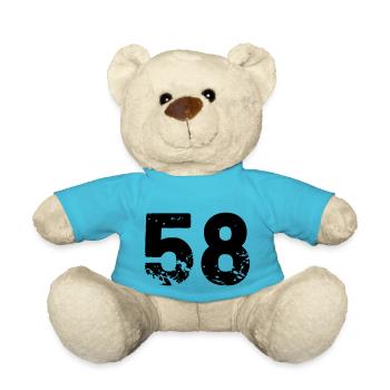 58 - Teddy Bear - atoll blue - Front