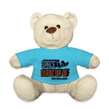 believe present astronomy night sky christmas - Teddy - Atollblau - Vorne