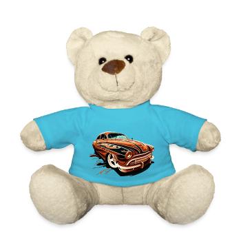 VALEEWEAR - Ein Retro Muscle-Car - Teddy - Atollblau - Vorne