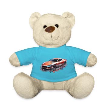 Sportauto mit bunten Farben - Teddy - Atollblau - Vorne