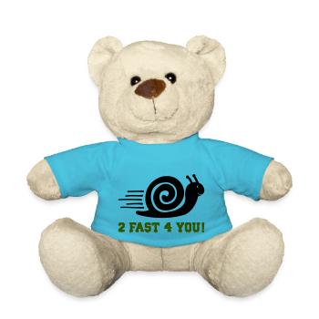 Escargot 2 Rapide - Nounours - bleu outremer - Devant