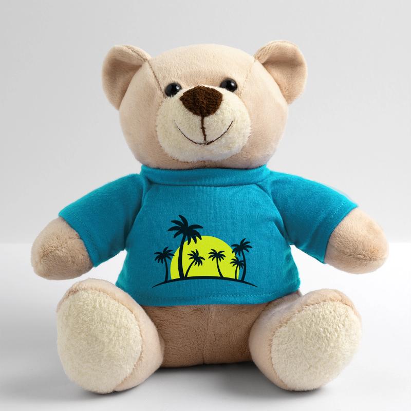 Beach Palms 2 Teddy Bear