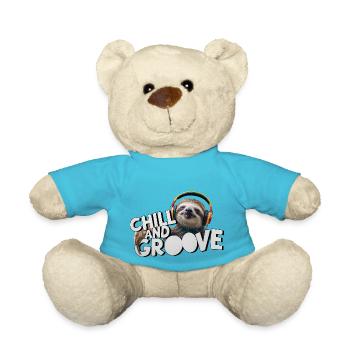 Chillen und Grooven - Teddy - Atollblau - Vorne