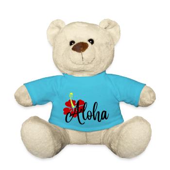 Aloha - Teddy Bear - atoll blue - Front