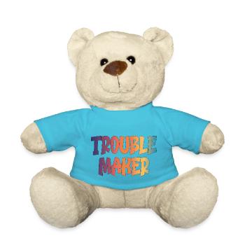 trouble maker - Teddy Bear - atoll blue - Front