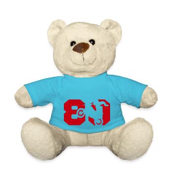 Moto 80 biker - Teddy Bear - atoll blue - Front