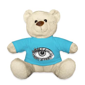 EYE - Teddy Bear - atoll blue - Front