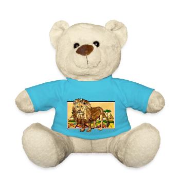 Lion - Nounours - bleu outremer - Devant