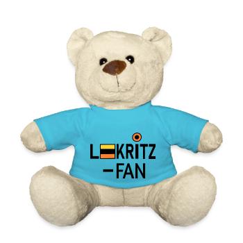 Liquorice Fan - Teddy Bear - atoll blue - Front