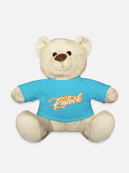 Rostock - because it's your city! - Teddy Bear - atoll blue