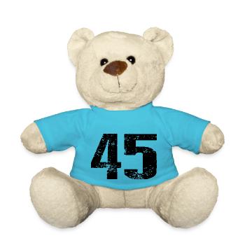 Justaucorps à 45 chiffres - Nounours - bleu outremer - Devant