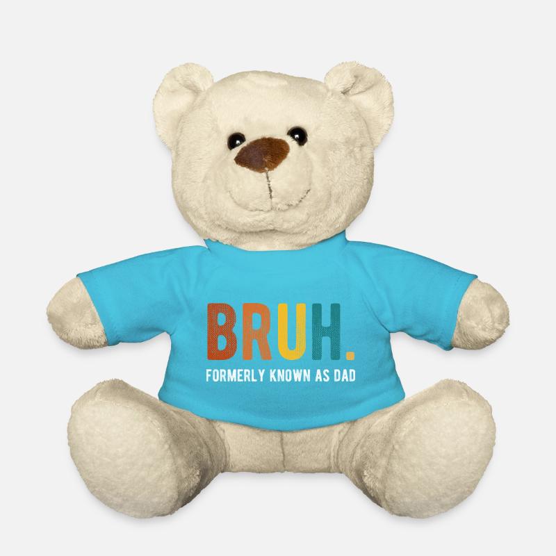 Bruh Früher bekannt als Dad Retro Humor - Teddy - Atollblau