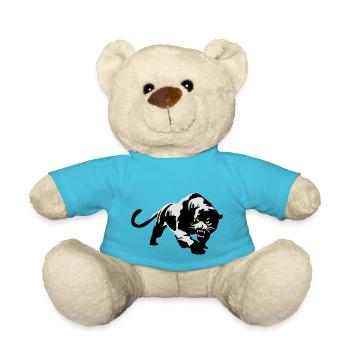 panther - Teddy Bear - atoll blue - Front
