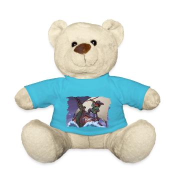 Piratenkapitän im Sturm - Teddy - Atollblau - Vorne