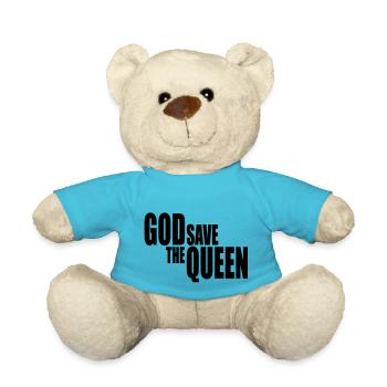 God save the Queen I - Nounours - bleu outremer - Devant