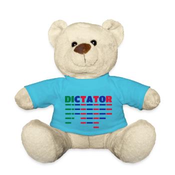 dictator - Teddy Bear - atoll blue - Front