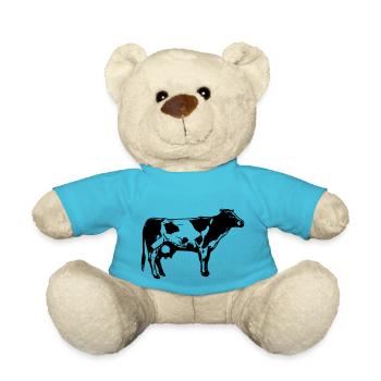 Kuh-Logo - Teddy - Atollblau - Vorne