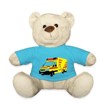 RTW Rettungsdienst Krankenwagen Einsatz Alarm KTW - Teddy - Atollblau - Vorne