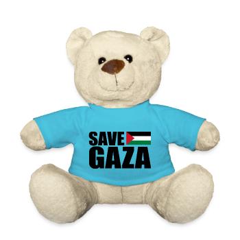 Save gaza - Nounours - bleu outremer - Devant
