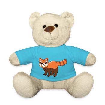 Roter Panda - Teddy - Atollblau - Vorne