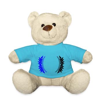 Kranz Symbol - Teddy - Atollblau - Vorne