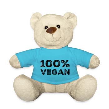 100% Vegan - Teddy - Atollblau - Vorne