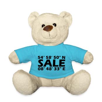 Sale Coordinates - Teddy Bear - atoll blue - Front