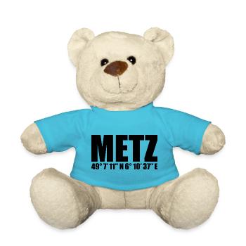 Metz Koordinaten - Teddy - Atollblau - Vorne
