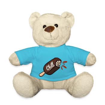Ice Cream Chill - Teddy Bear - atoll blue - Front