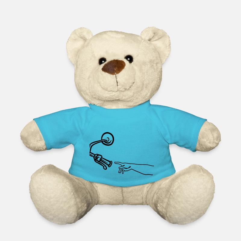 divine motorcycle - Teddy Bear - atoll blue