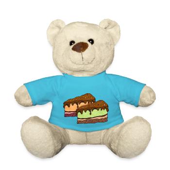 Cakes - Teddy Bear - atoll blue - Front