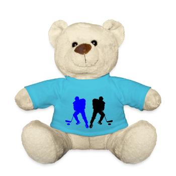 Joueurs de hockey - Nounours - bleu outremer - Devant
