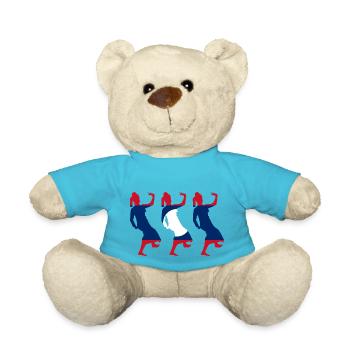 Laos Laos Laotian Fille Robe Lao I Cadeau - Nounours - bleu outremer - Devant