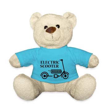 E-Scooter Scooter - Teddy Bear - atoll blue - Front