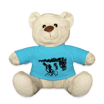 bmx race racing vtt motocross mtb bike rad - Nounours - bleu outremer - Devant
