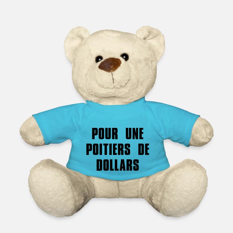 Pour une Poitiers de Dollars (noir) - Nounours - bleu outremer