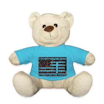 Army War Military Uniform Force Soldier Camouflage - Teddy - Atollblau - Vorne