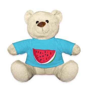 Watermelon - Teddy Bear - atoll blue - Front