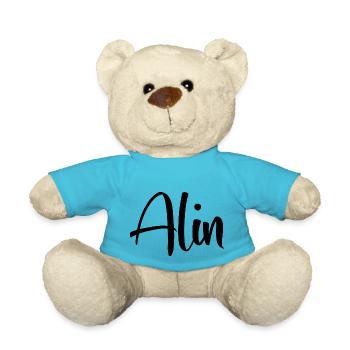 Name - Alin - Teddy Bear - atoll blue - Front