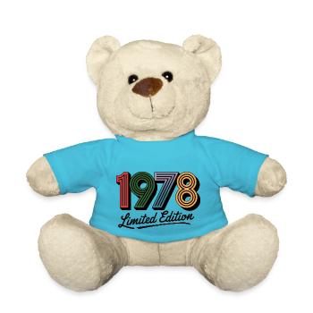 Vintage 1978 limited edition - Teddy Bear - atoll blue - Front