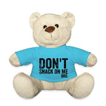 Don't Snack on Me Humor & Funny Cat Lover - Nounours - bleu outremer - Devant