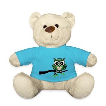 hibou hibou hibou hibou hibou de nuit - Nounours - bleu outremer - Devant