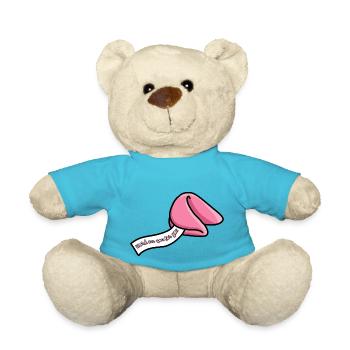 Fortune cookie - Teddy Bear - atoll blue - Front