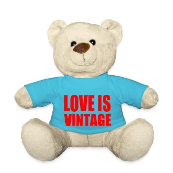 Love is vintage - Teddy Bear - atoll blue - Front